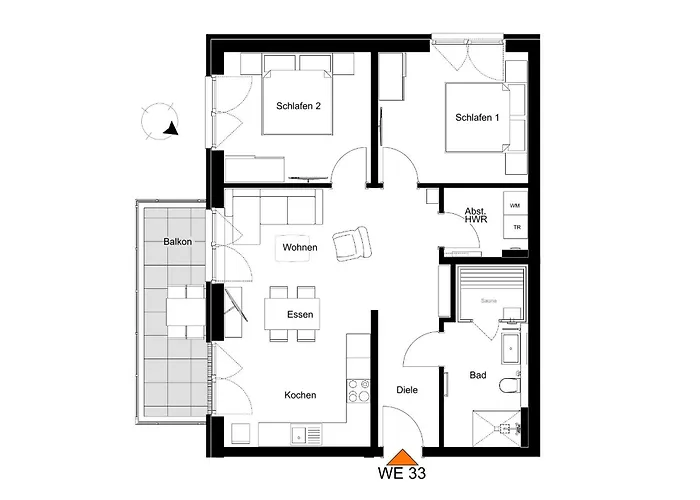 Apartman Kueste33 33 Tossens